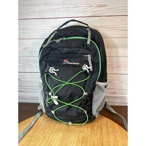 Mountaintop Speeding 22L Black Gray Backpack W/ neon Green Hiking Outdoor Padded